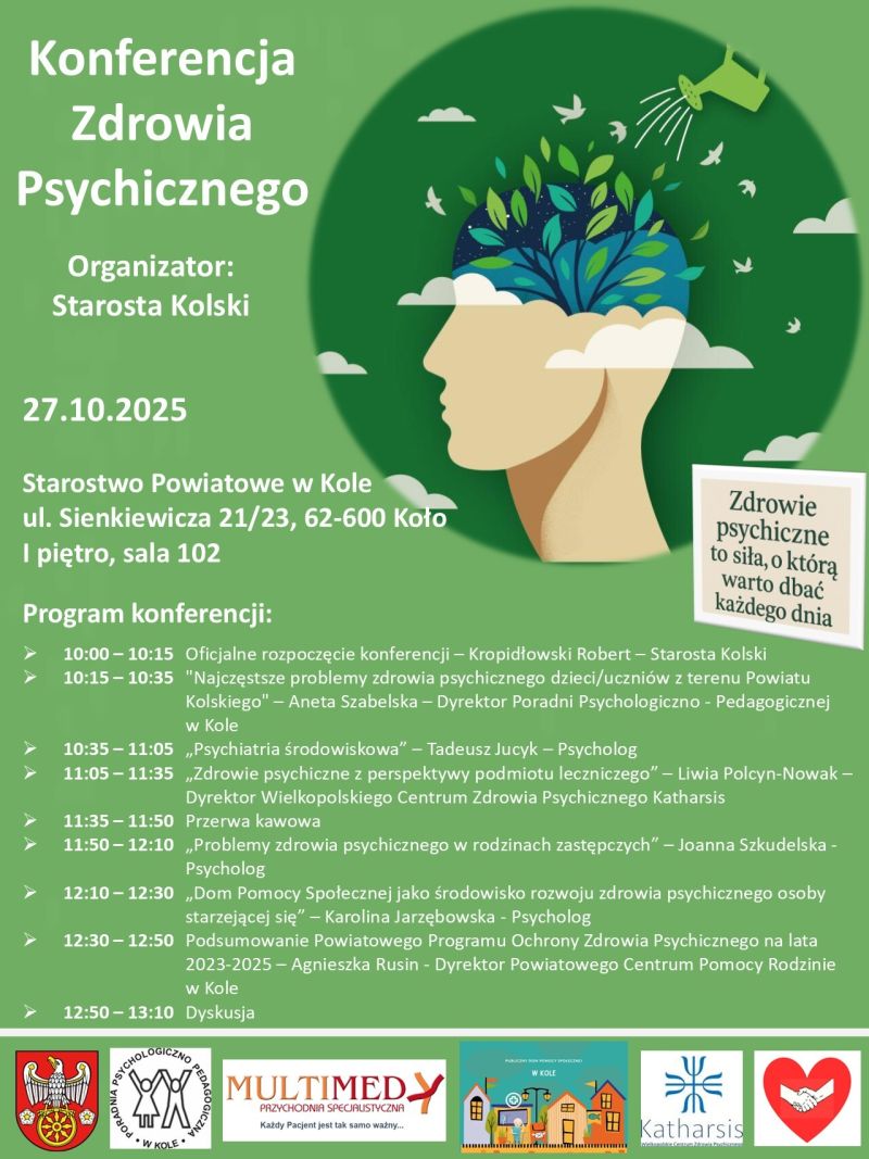 Zdrowie Psychiczne plakat ok